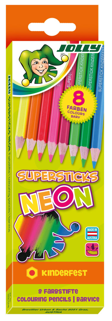 products 3000 0448 SUPERSTICKS NEON 8er