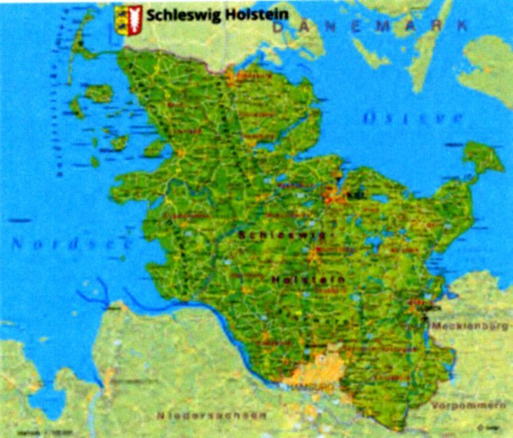 Lernteppich Schleswig-Holstein - Geosaver günstiger Schulbedarf
