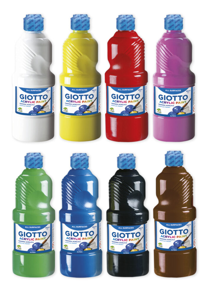 Giotto Acryl Set 8 x 500 ml