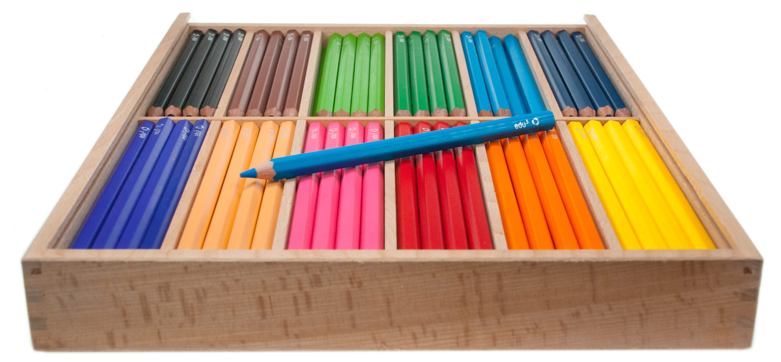 1410144 Jumbo HEX 144er Holzbox